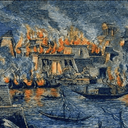 حريق مكتبة الإسكندرية