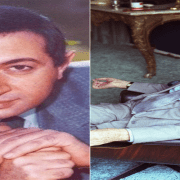 نور الشريف والمخرج ديزموند هيرست