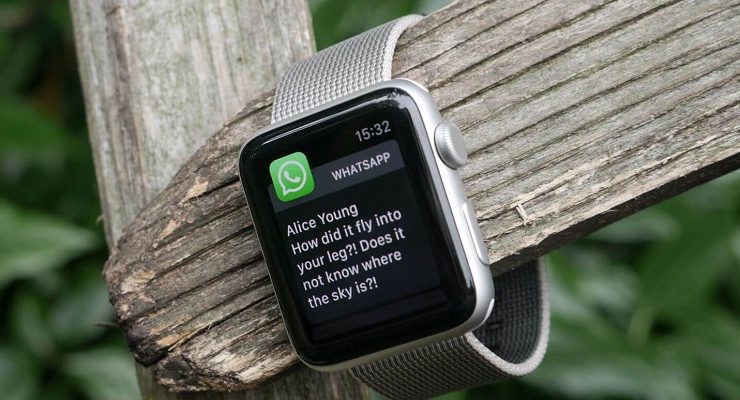 كيفية استخدام واتساب على ساعات ابل