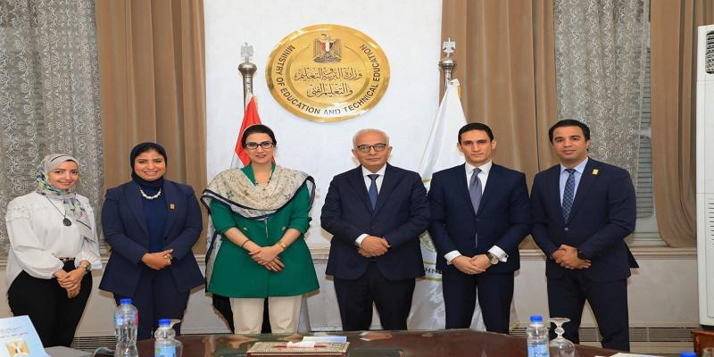 تعاون بين حياة كريمة ووزارة التعليم لنشر ثقافة العمل المجتمعى بين طلاب المدارس آية عمر