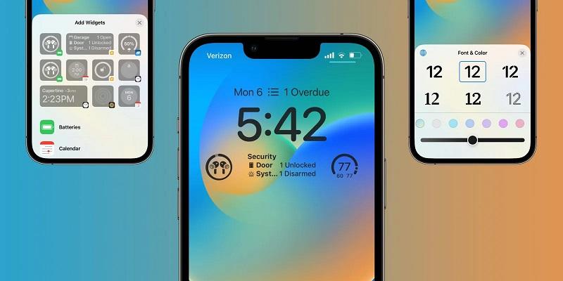 كيفية إضافة Widgets في شاشة القفل في iOS 16 كيفية إضافة Widgets في شاشة القفل في iOS 16