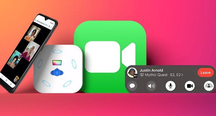 مشاركة الشاشة في FaceTime