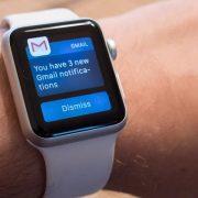 إشعارات Gmail على ساعة ابل