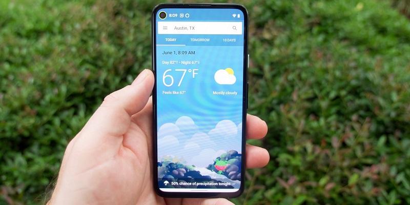 كيفية استخدام تطبيق الطقس من جوجل على هاتفك