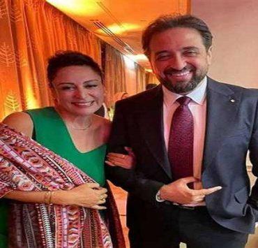 منى عراقي وأيمن رشوان