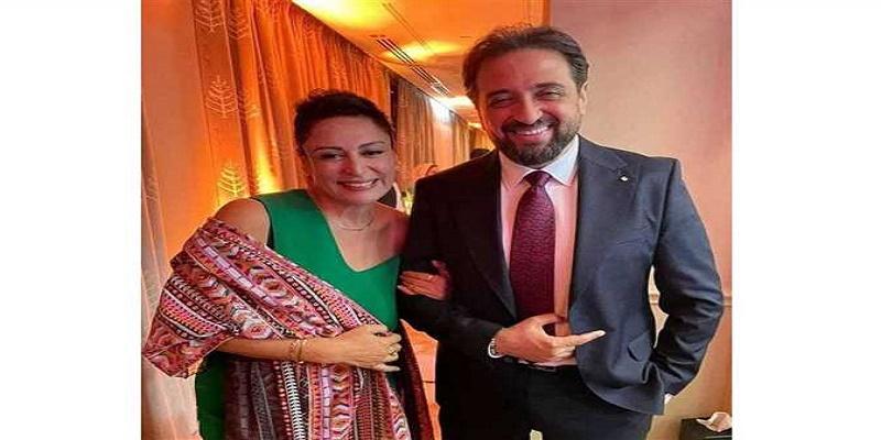 منى عراقي وأيمن رشوان