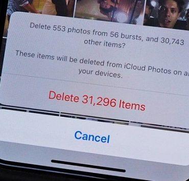 حذف الصور من الايفون