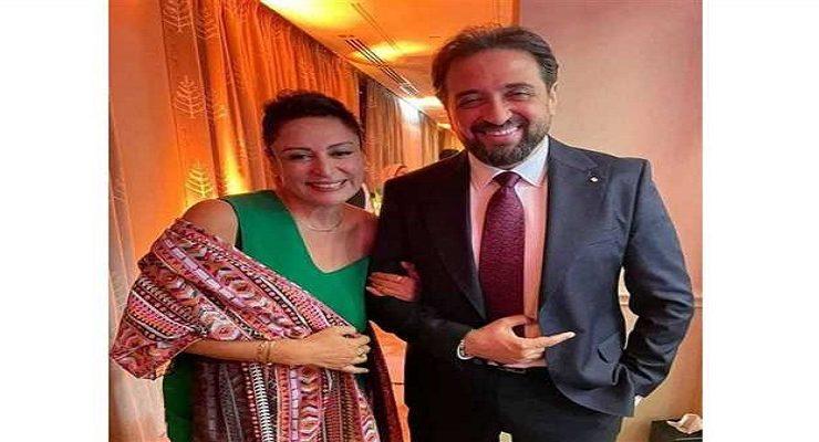 منى عراقي وأيمن رشوان