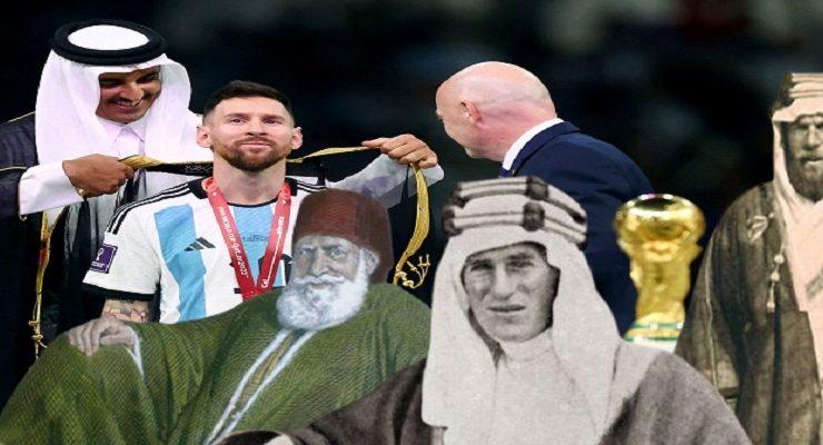 ميسي وارتداء البشت