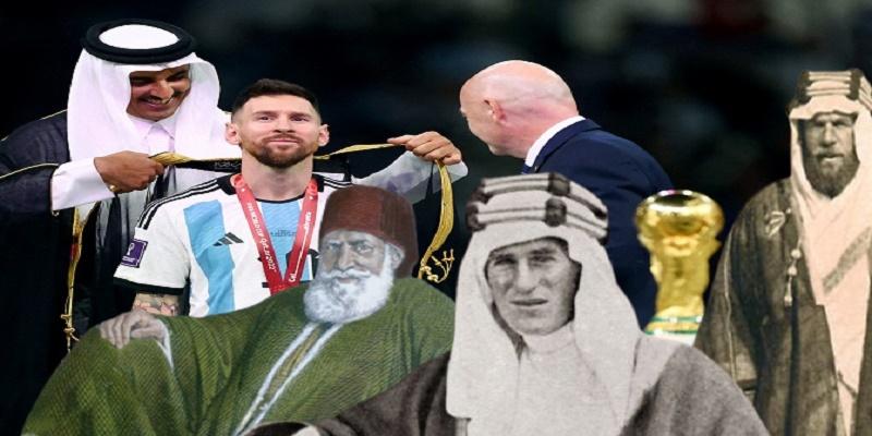 ميسي وارتداء البشت