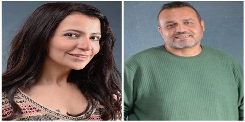 أسامة الشاذلي ورشا الشامي