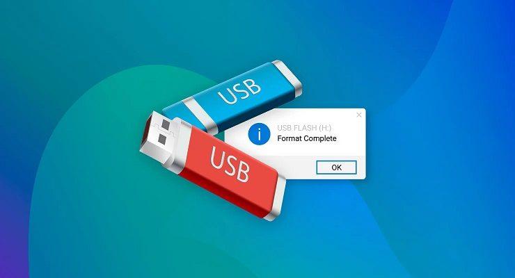 فورمات الفلاش ميموري على ويندوز