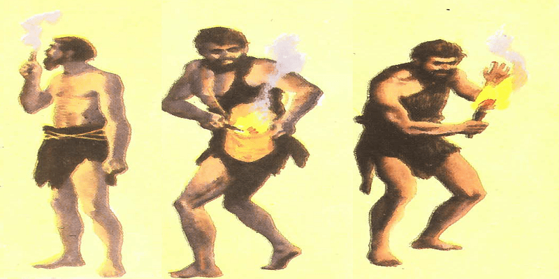 إنسان ما قبل التاريخ وإشعال النار