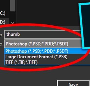 كيفية حفظ ملف فوتوشوب بصيغ مختلفة