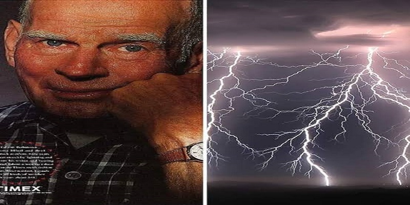 إدوين روبنسون البرق أعاد له بصره