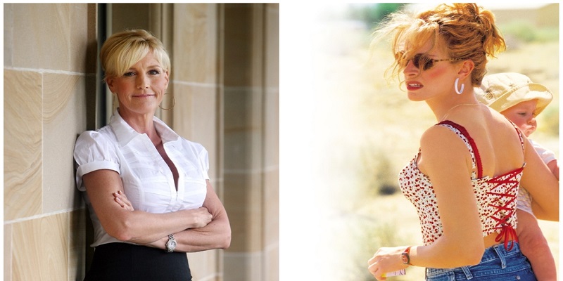 إيرين الحقيقية وجوليا على بوستر الفليم