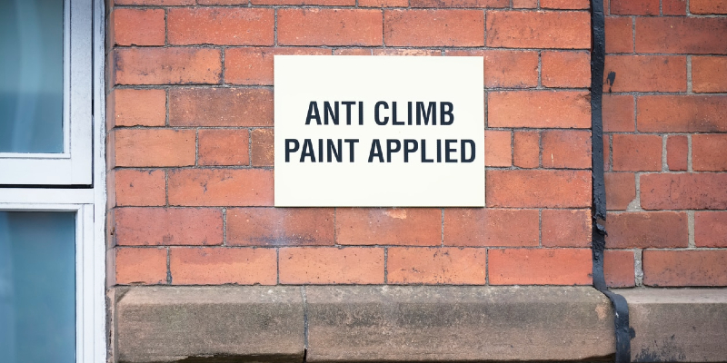 الطلاء المضاد للتسلق