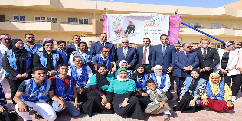 مؤسسة حياة كريمة تشارك في قافلة طبية لأهالي قرية أبو الحديد بالجيزة مبادرة يدوم الفرح