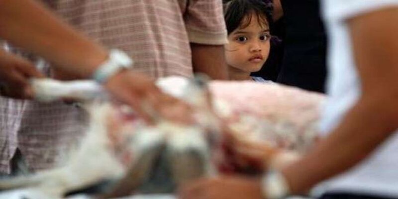 الأطفال وعملية النحر