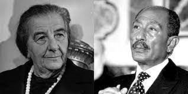 السادات وجولدا مأير