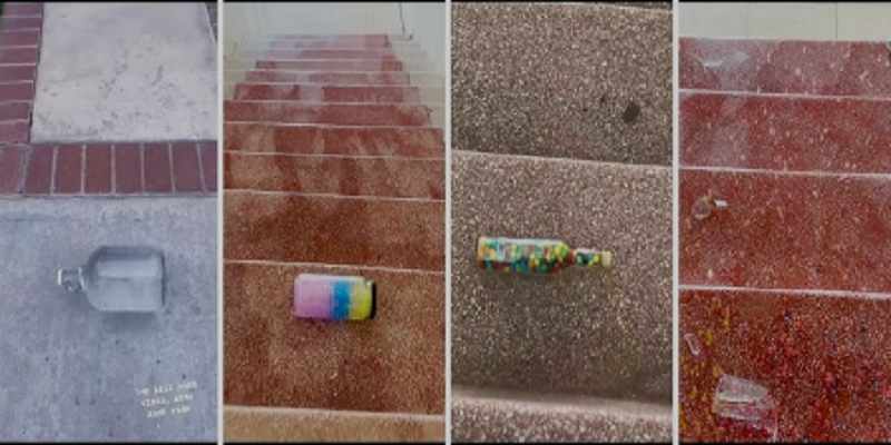 تكسير الزجاج