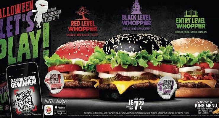 سندوتشات برجر كينج في الهالويين