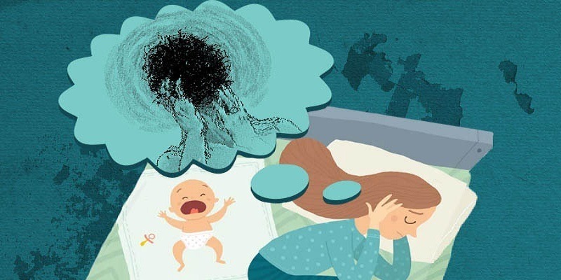 اكتئاب بعد الولادة