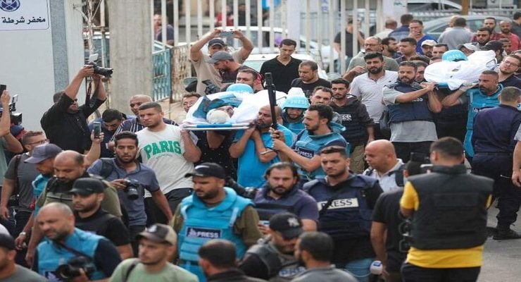 الصحافين الفلسطينين الشهداء