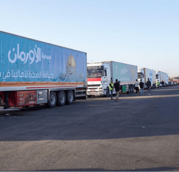 “فيديو” حياة كريمة تواصل دعم الأشقاء الفلسطينيين بمبادرة من إنسان لإنسان 500 طن