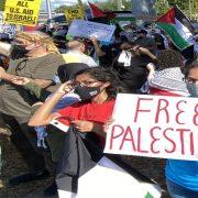 مظاهرات غربية تضامنية مع فلسطين