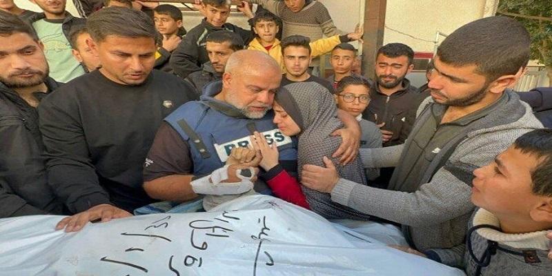 سياسة غاشمة.. حمزة وائل الدحدوح يلاحق أسرته إلى السماء.. وأبا حمزة: دموعنا دموع كرم وشهامة حمزة وائل الدحدود