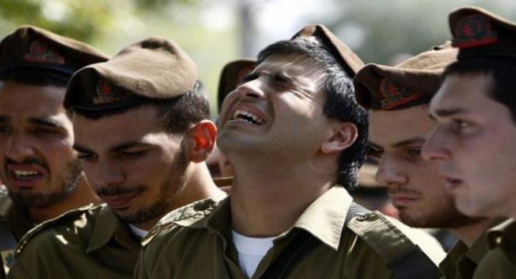 بكاء جندي إسرائيلي