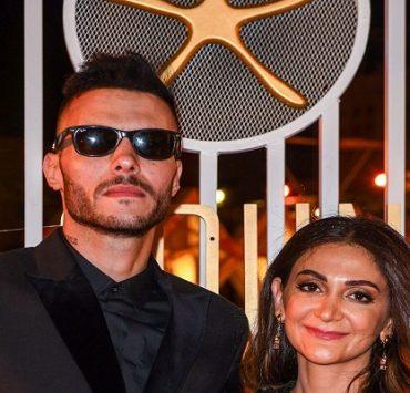 أمير عيد وزوجته