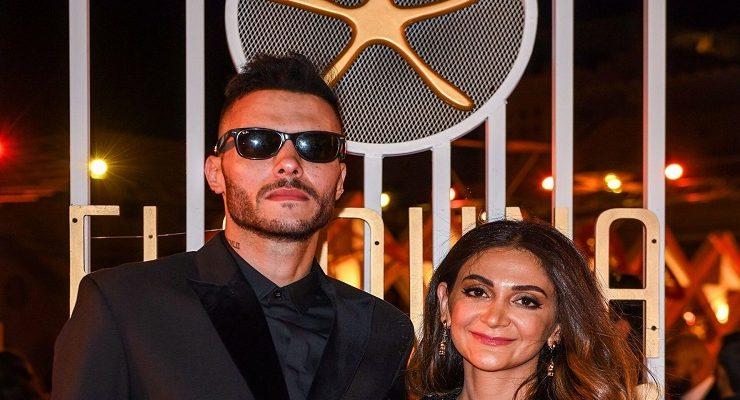 أمير عيد وزوجته