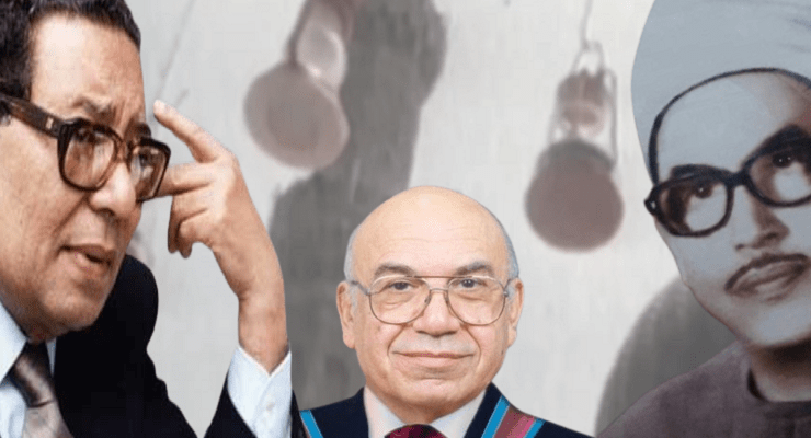 عبداللطيف حمزة - جمال بدوي - أحمد بهاء الدين