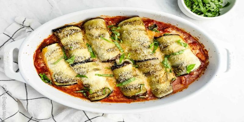 حضري رولات الباذنجان بالدجاج الطازج بطريقة بسيطة الباذنجان