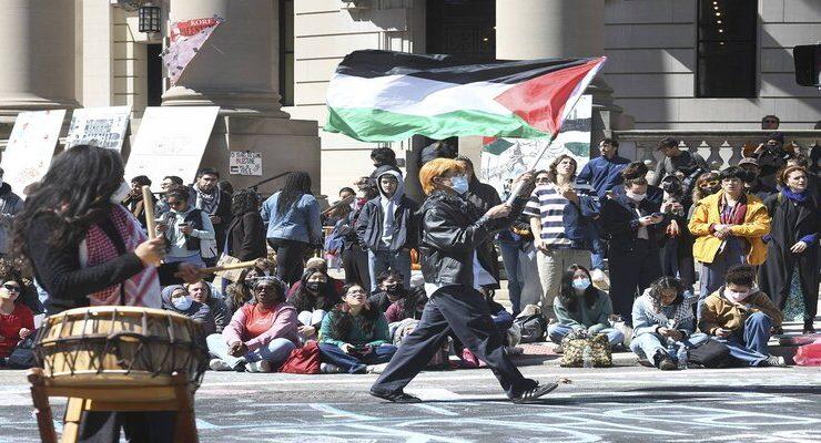 احتجاجات الجامعات الأمريكية