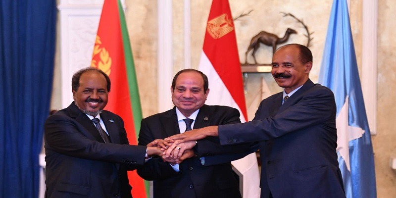 “بعد التحولات التي شهدها القرن الإفريقي” أهداف القمة الثلاثية بين مصر والصومال وإريتريا القرن الإفريقي