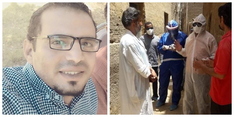 مصري من الصعيد إلى أفريقيا.. صاحب “البروتوكول” الأكثر فاعلية للتوعية ضد كورونا يحكي رحلة تلقيبه بـ “الفارس الأبيض” الفارس الأبيض